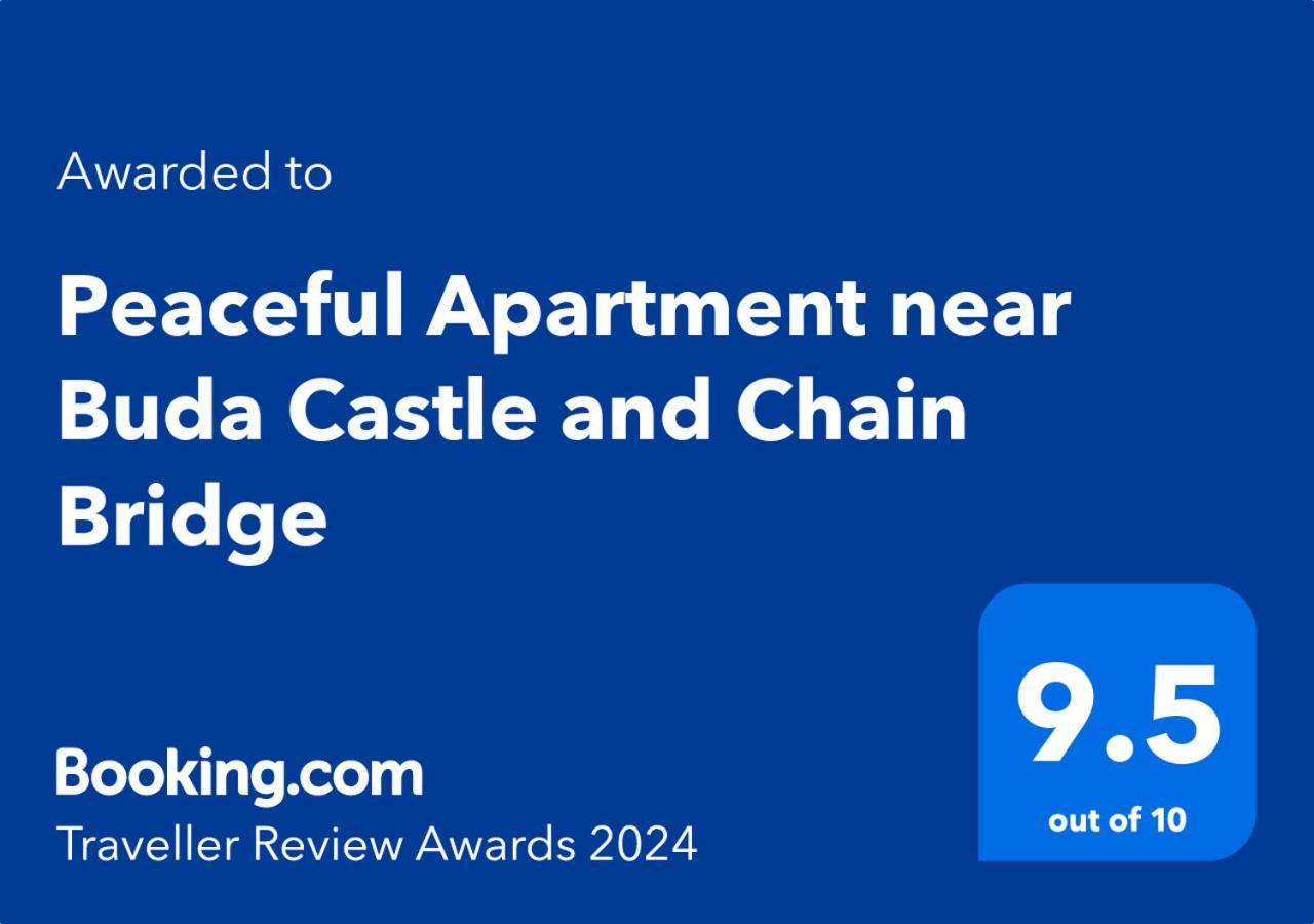 Peaceful Apartment Near Buda Castle And Chain Bridge Budapest Exterior foto